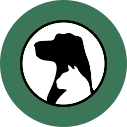 alburtis animal hospital logo shape circle
